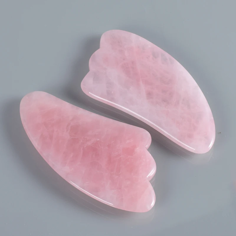 Gül Kuvars Gua Sha Tahtası Doğ - Gua Sha Tool Rose Quartz incelemesi ve fiyatı