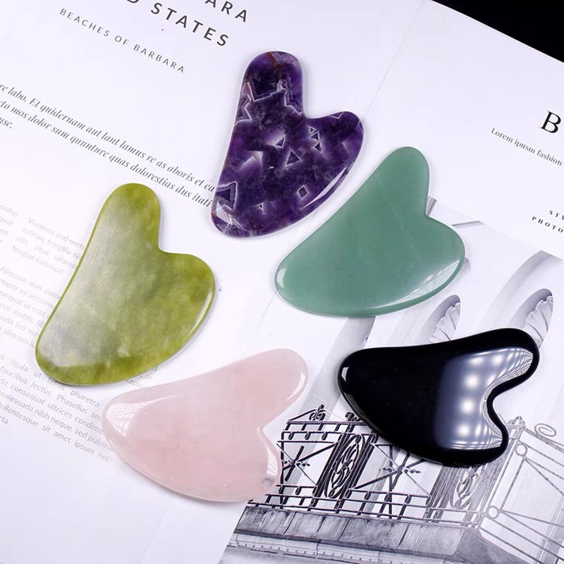 1 Adet Yeni Taş Gua Sha Masaj  - Gua Sha Tool Rose Quartz incelemesi ve fiyatı