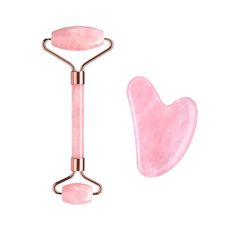 Gül Kuvars Yüz Rolleri Gua Sha - Gua Sha Tool Rose Quartz incelemesi ve fiyatı