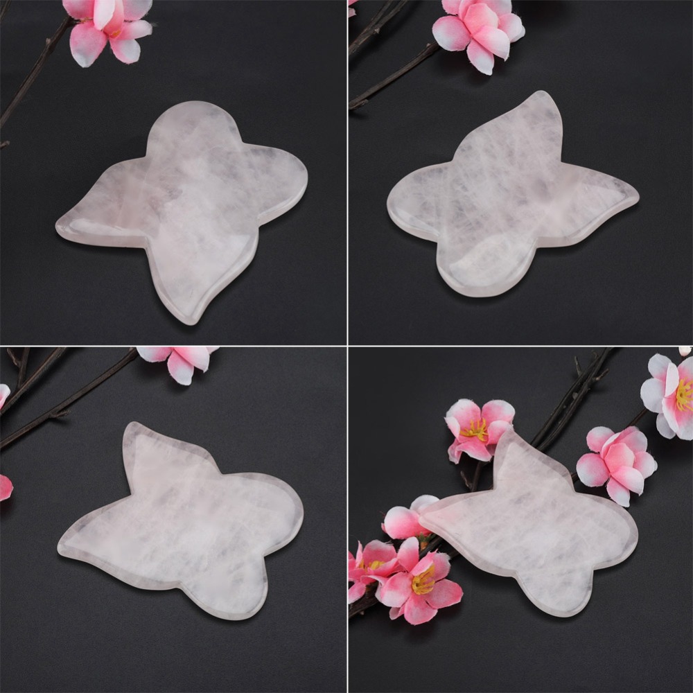 Yüz Bakım Setleri Pembe Gül Ku - Gua Sha Tool Rose Quartz incelemesi ve fiyatı