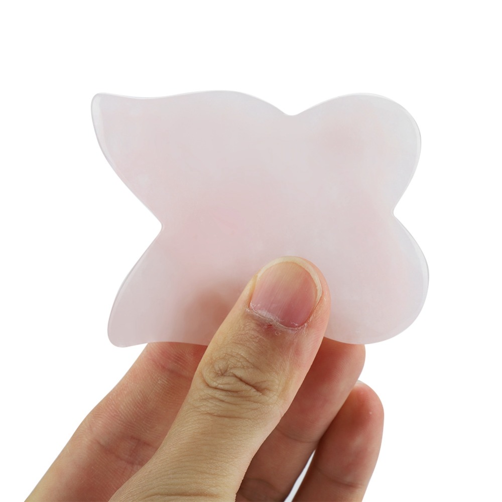 Yüz Bakım Setleri Pembe Gül Ku - Gua Sha Tool Rose Quartz incelemesi ve fiyatı