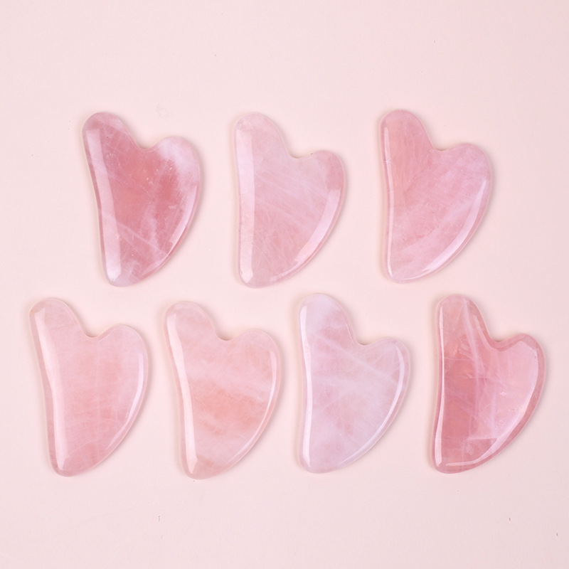 Sıcak Satışta A+ Gül Kuvars Gu - Gua Sha Tool Rose Quartz incelemesi ve fiyatı