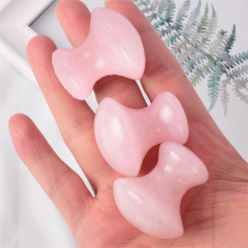 1 adet Mantar Şekli Guasha Yüz - Gua Sha Tool Rose Quartz incelemesi ve fiyatı
